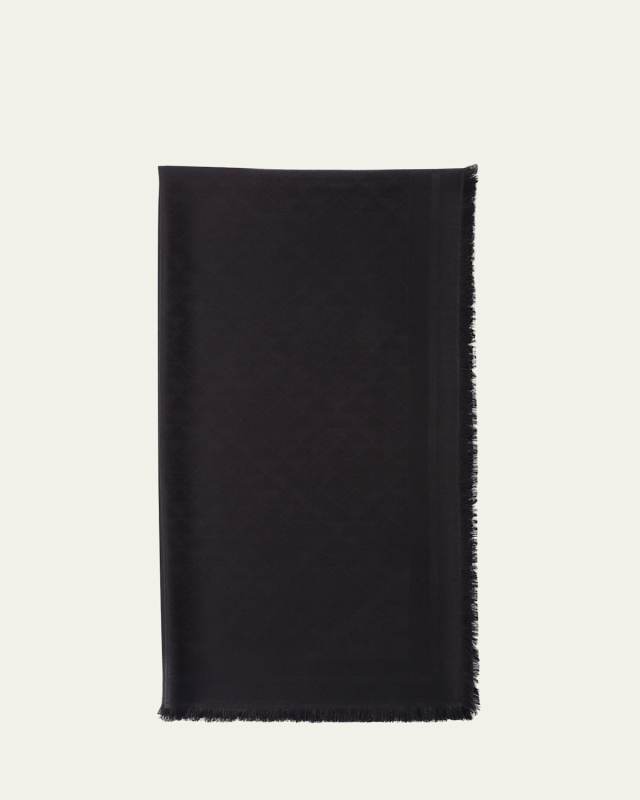 Triangle Logo Jacquard Scarf